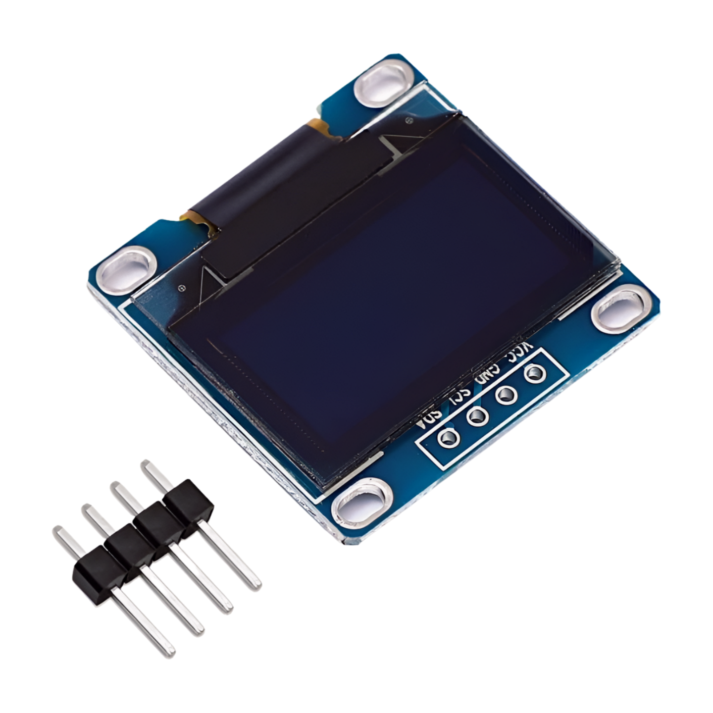 0.96 inch 128×64 I2C 4Pin OLED Display Module (Blue)