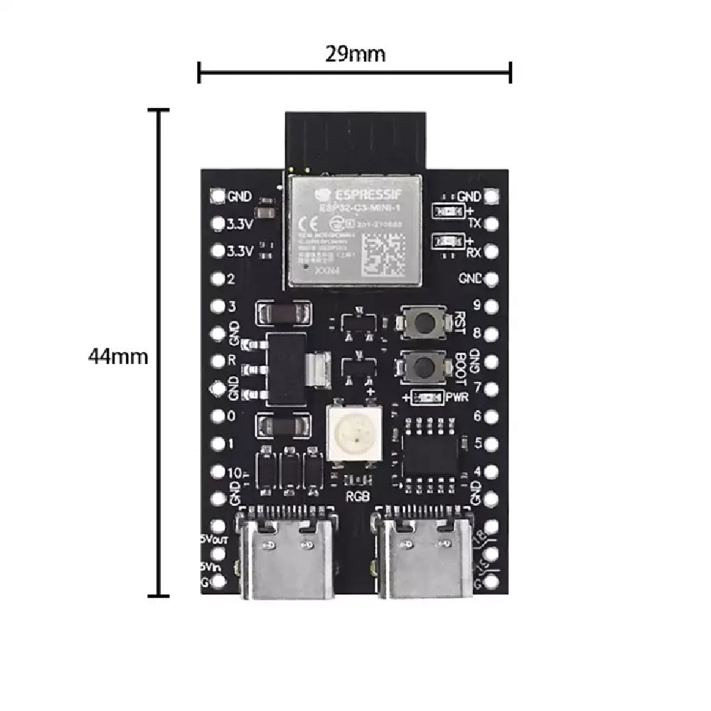 ESP32-C3 Dual Type-C WiFi Bluetooth BLE 5.0 DevKitM-1 Core Development Board