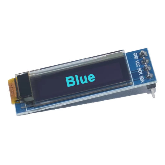 0.91 inch 128×32 OLED Display Module (Blue soldered)