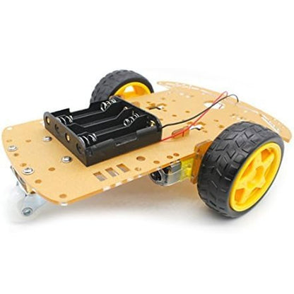 2 Wheel Drive Transparent Smart Robot Chassis Kit