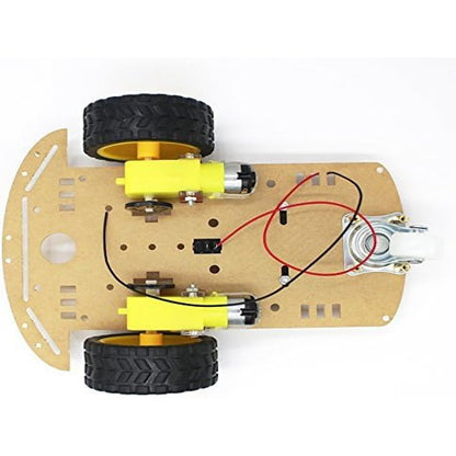 2 Wheel Drive Transparent Smart Robot Chassis Kit