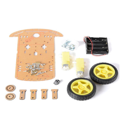 2 Wheel Drive Transparent Smart Robot Chassis Kit