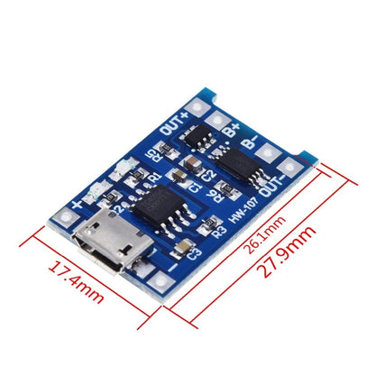 TP4056 Battery Charging Module – with Protection – For Li-ion Battery