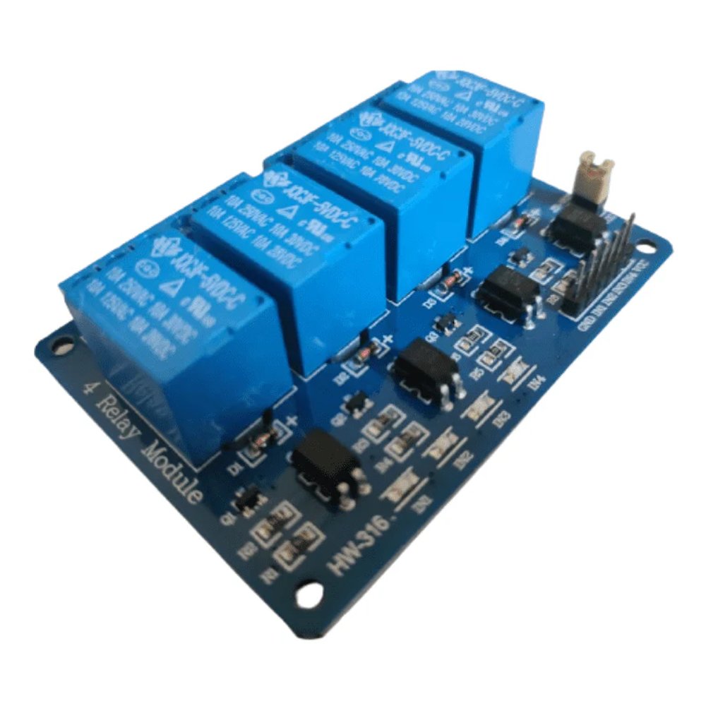 5V 4 Channel Relay Module with Optocoupler