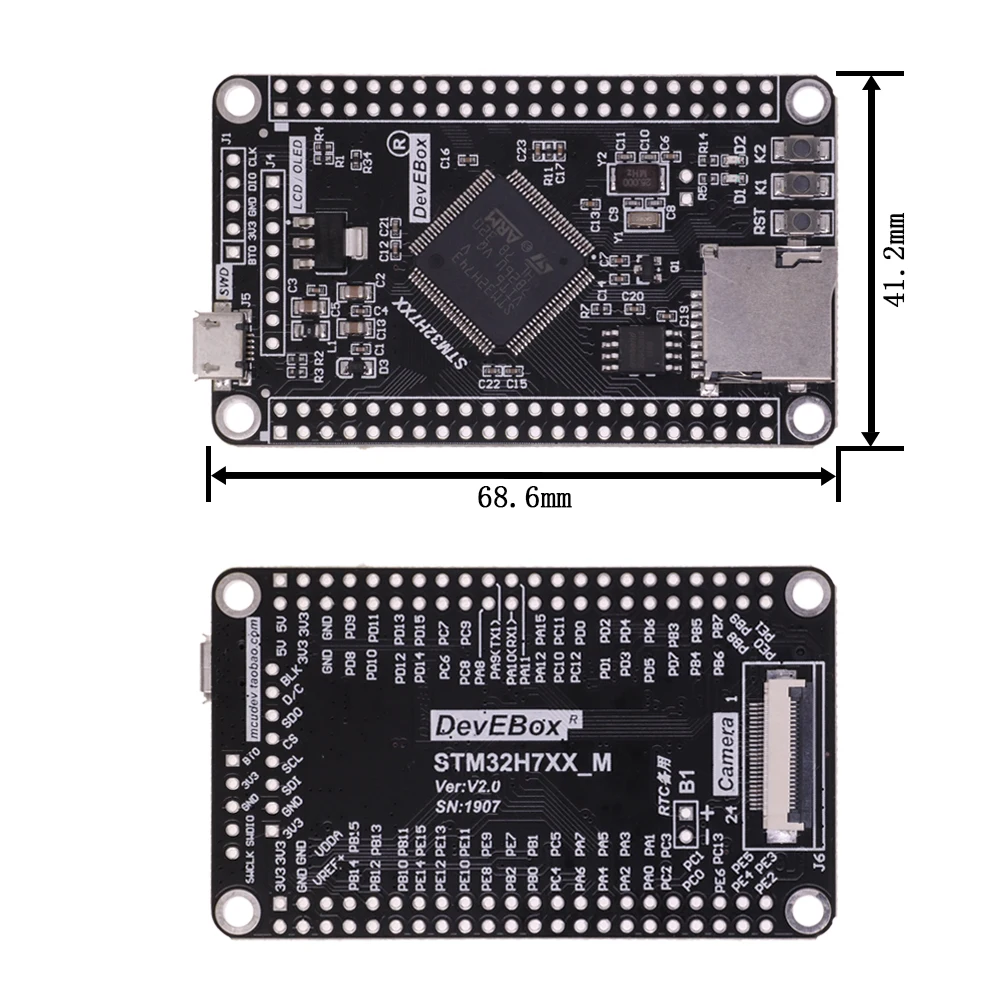 STM32H750 Development Board (Original Chip)