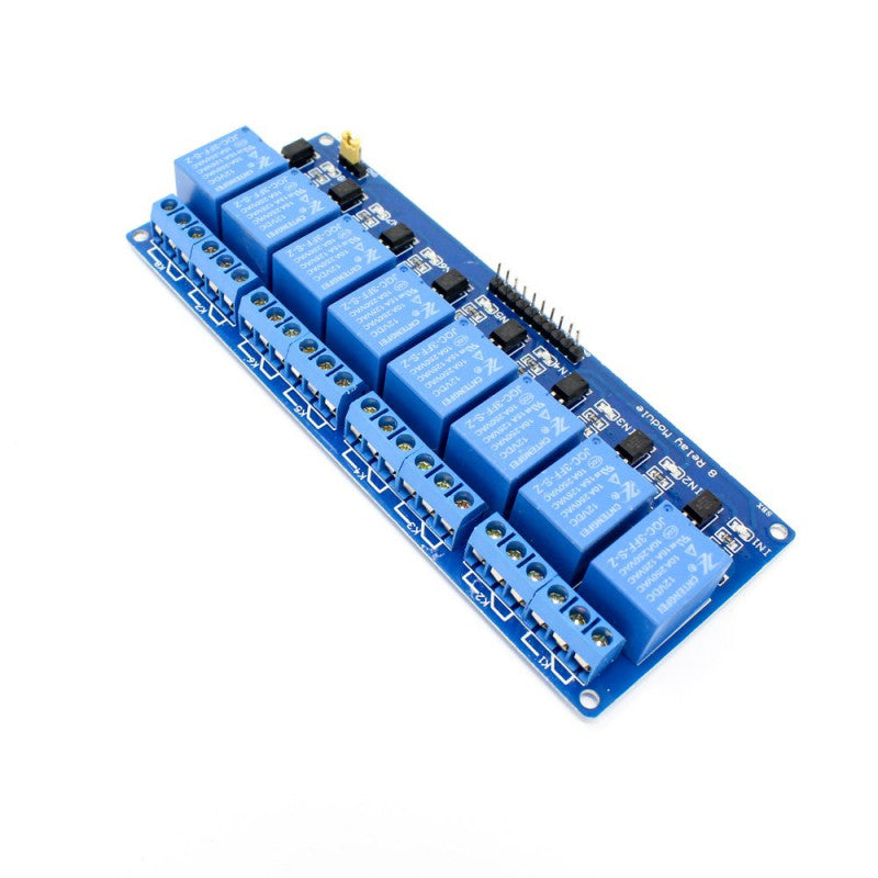 12V 8 Channel Relay Module With Optocoupler