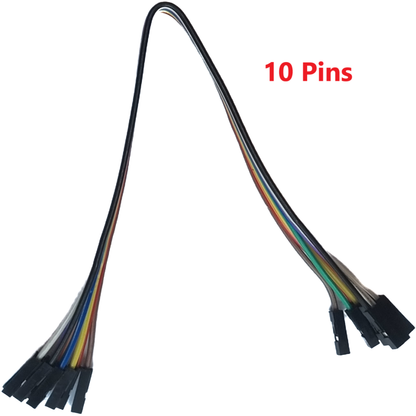 Female to Female Jumper Wire 10 Pins – 20cm Length