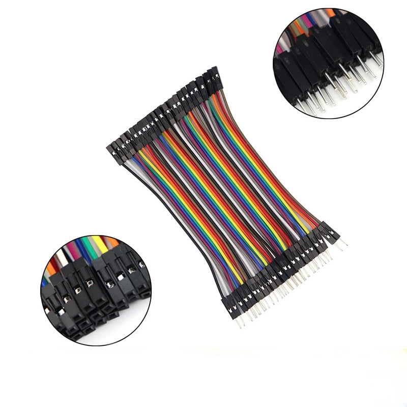 40Pin set Jumper wires – 30cm Length