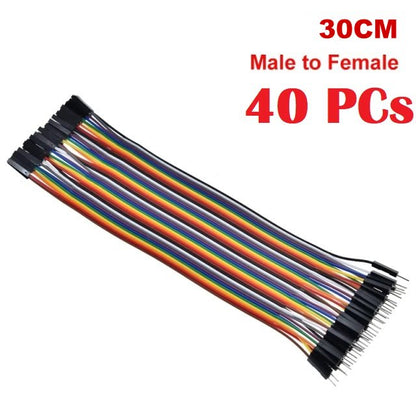 40Pin set Jumper wires – 30cm Length