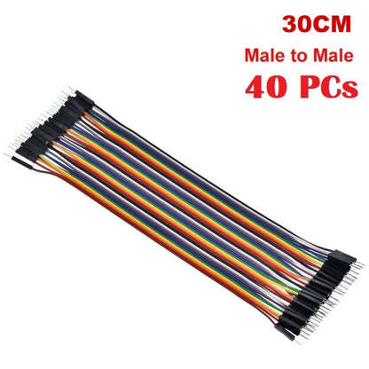 40Pin set Jumper wires – 30cm Length