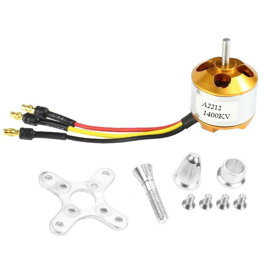 A2212 10T 1400Kv Brushless DC (BLDC) Motor – ControllersTech®