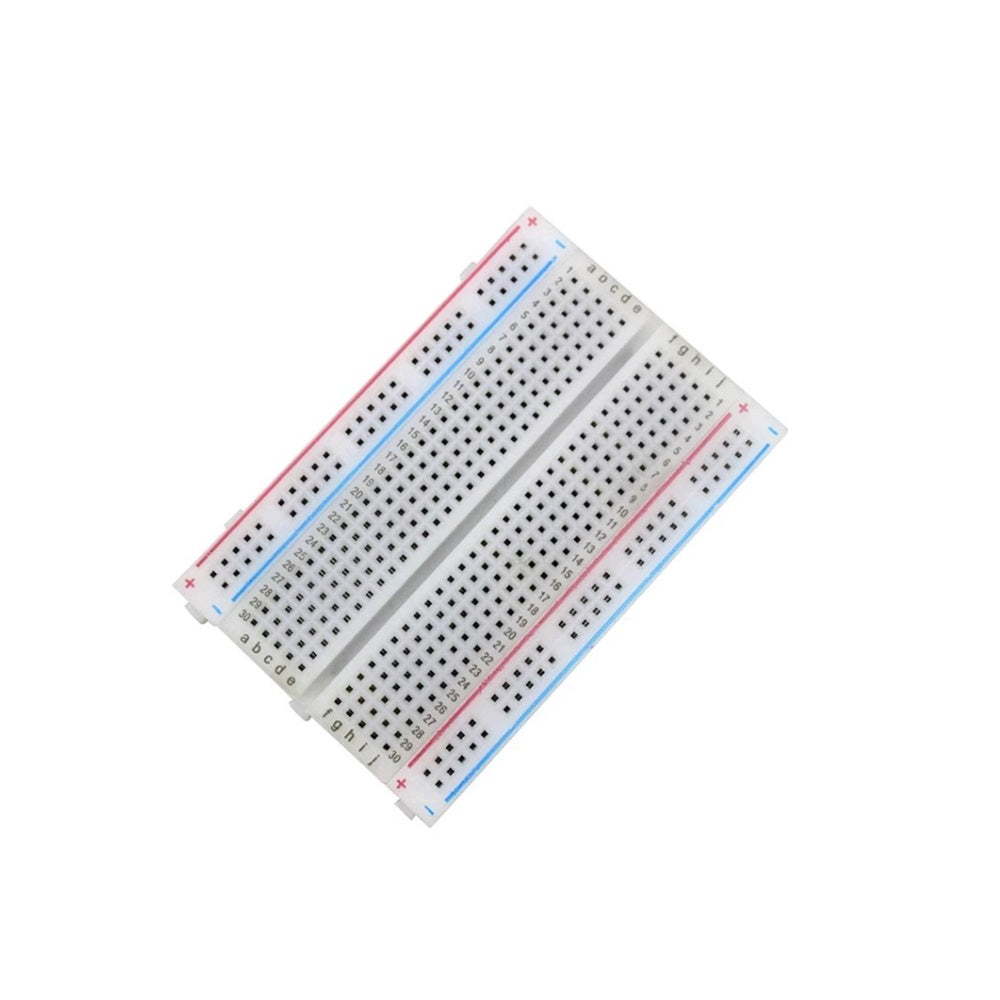 400 tie points Solderless Nickel Plated Bread Board – ControllersTech