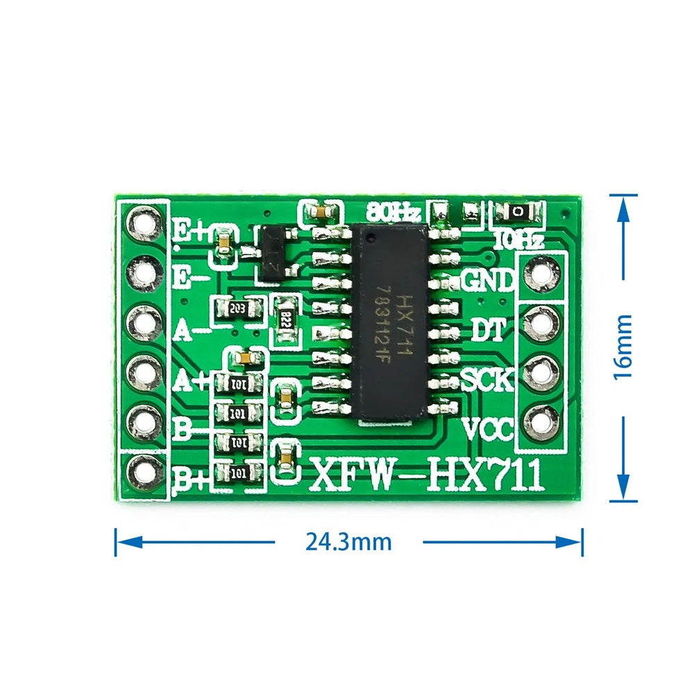 HX711 Dual-Channel 24 Bit Precision A/D weight Pressure Sensor Module