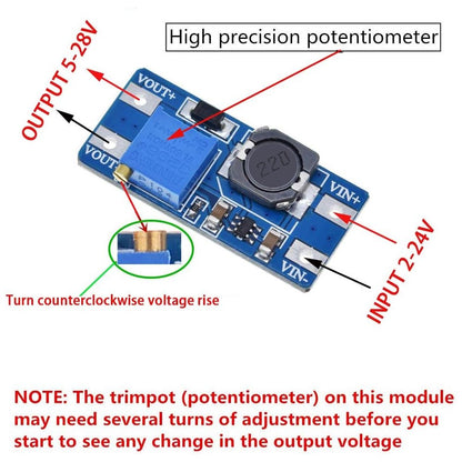 MT3608 DC-DC Boost Converter Module