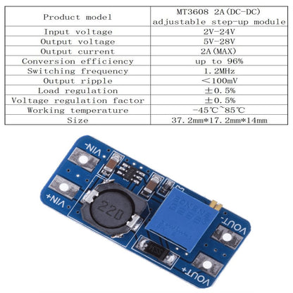 MT3608 DC-DC Boost Converter Module