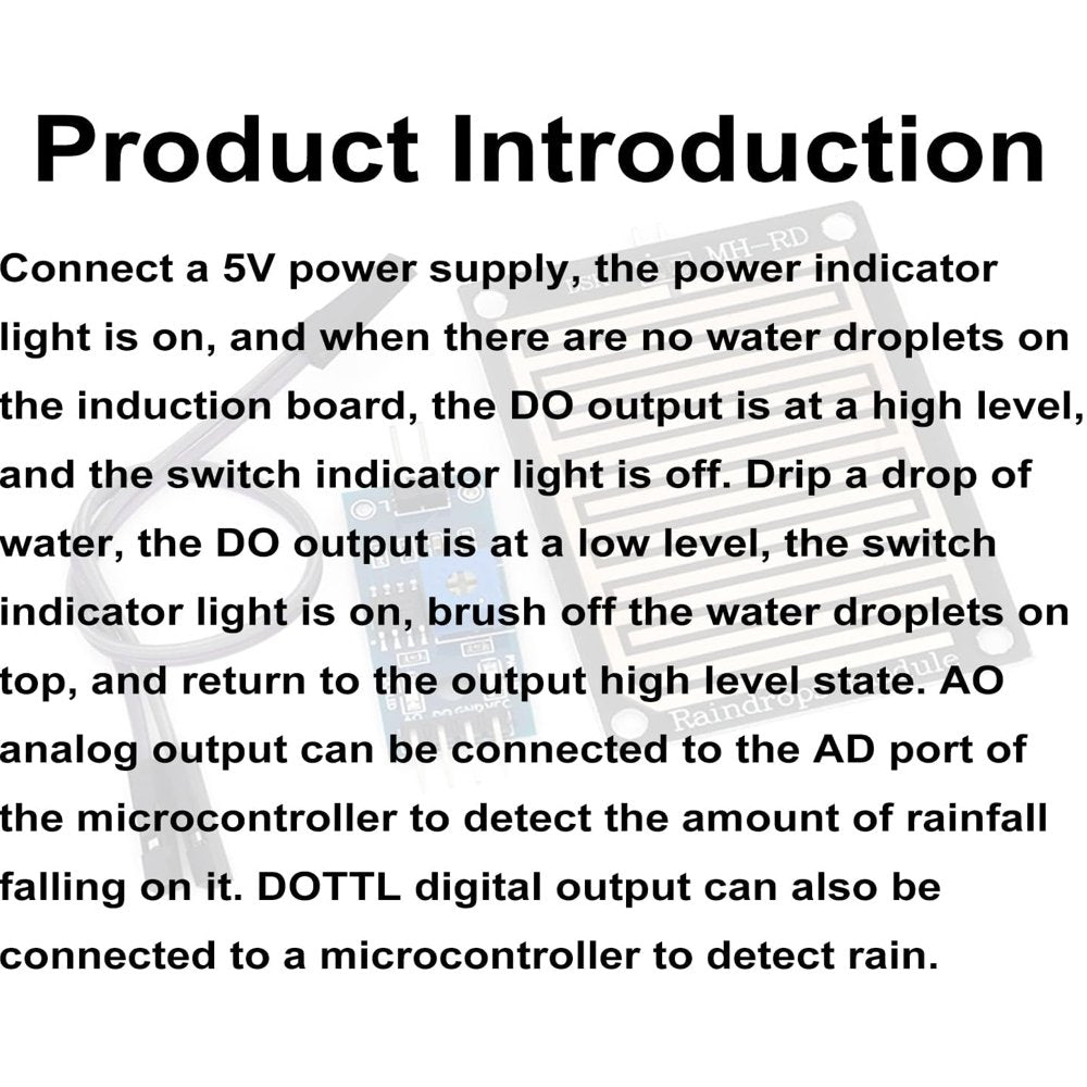 Raindrops Detection Sensor Module