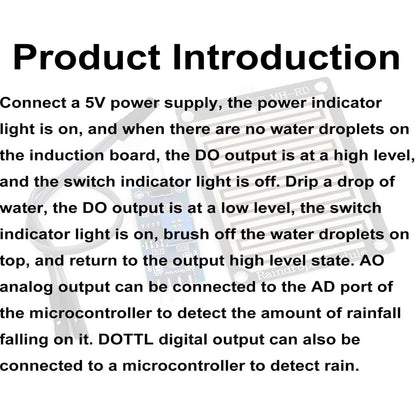 Raindrops Detection Sensor Module