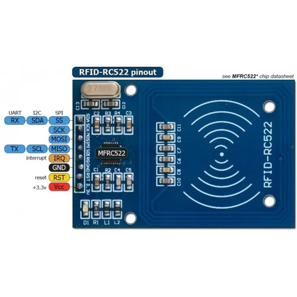 RC522 RFID Reader / Writer 13.56 Mhz Module Kit