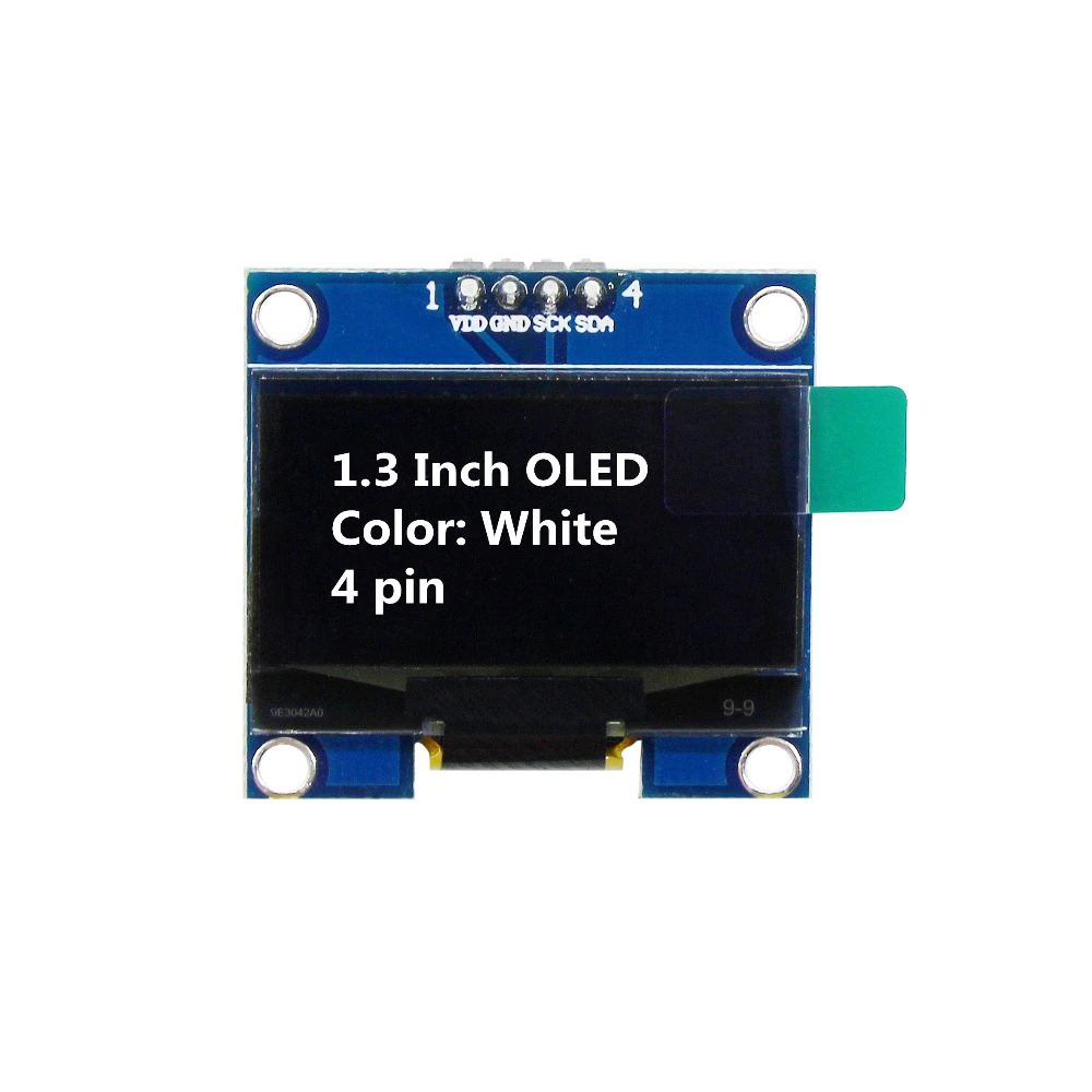 1.3 Inch I2C OLED Display Module 4pin- WHITE (SH1106)