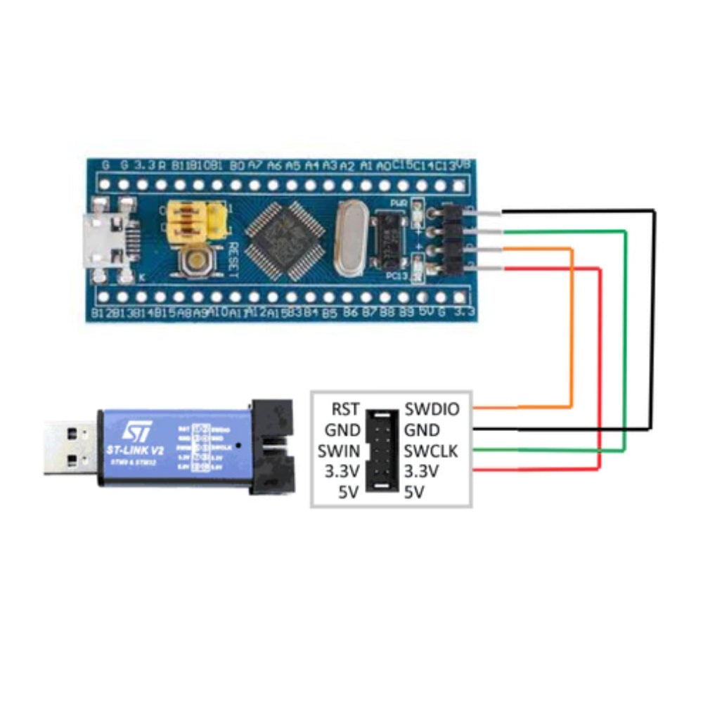 ST Link V2 Programmer For STM8 and STM32