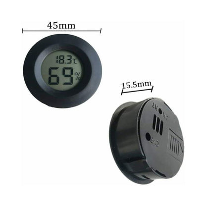 Temperature & Humidity Meter (Round)