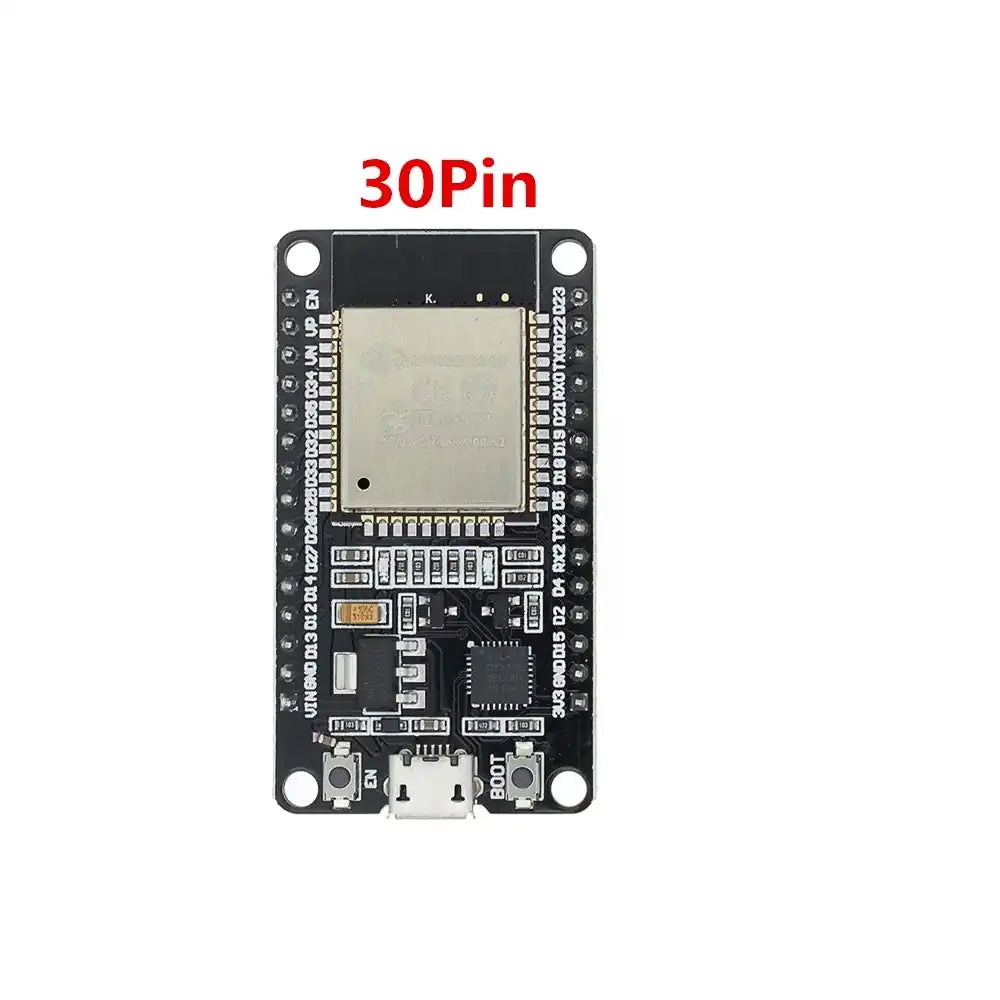 ESP32 Wroom (ESP-WROOM-32) WIFI+Bluetooth Development Board Dual Core CPU CP2102 (30 Pins)